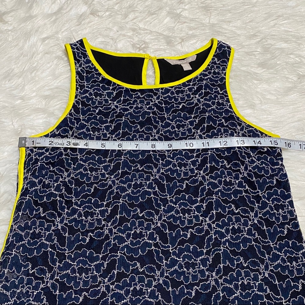 BANANA REPUBLIC Blue Lace Blouse - Picture 4 of 6